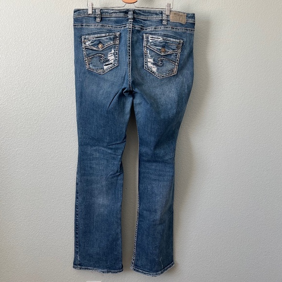 Silver Jeans - Suki Slim Boot - Size 20 Length 35 - Picture 2 of 10